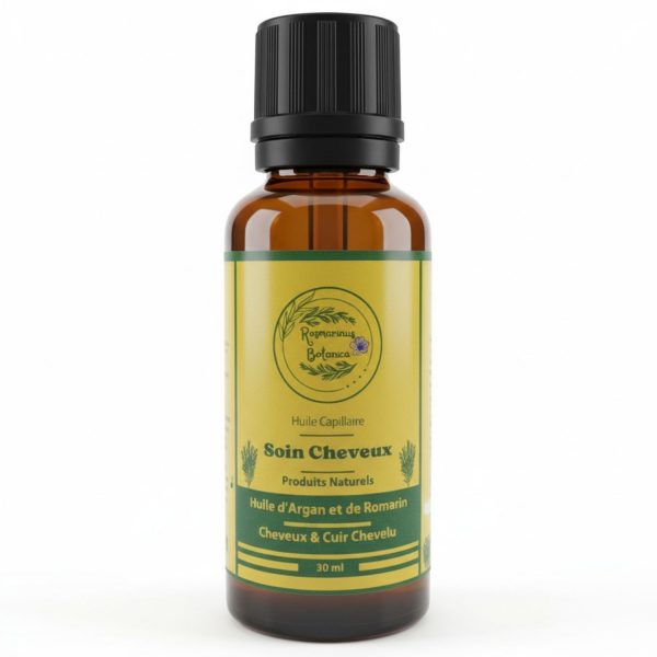 Huile Capillaire Anti-Chute au Romarin et Argan